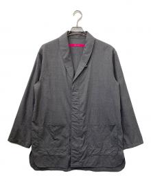sage de cret（サージュデクレ）の古着「ウールコットンシャツ」｜グレー