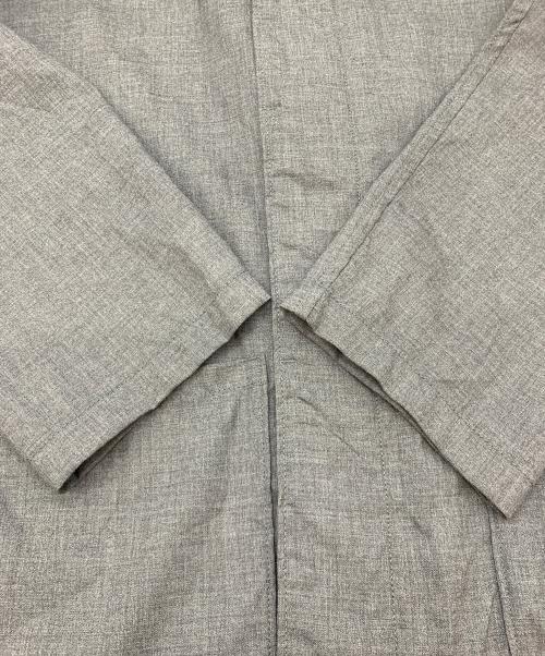 sage de cret（サージュデクレ）sage de cret (サージュデクレ) ウールコットンシャツ グレー サイズ:Lの古着・服飾アイテム
