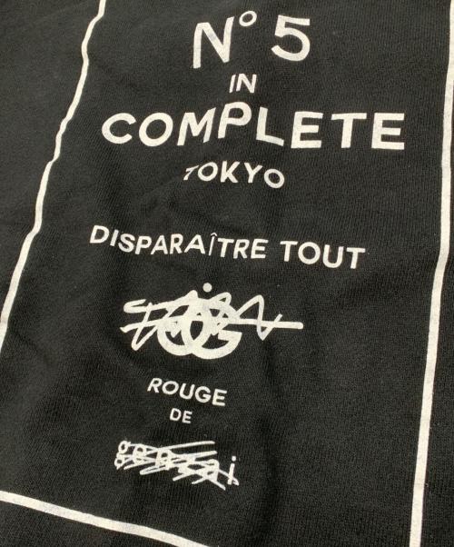 genzai（ゲンザイ）genzai (ゲンザイ) プリントスウェット ブラック サイズ:XLの古着・服飾アイテム