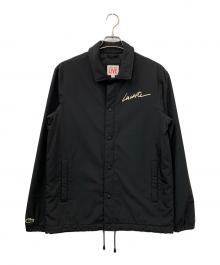 LACOSTE（ラコステ）の古着「コーチジャケット」｜ブラック