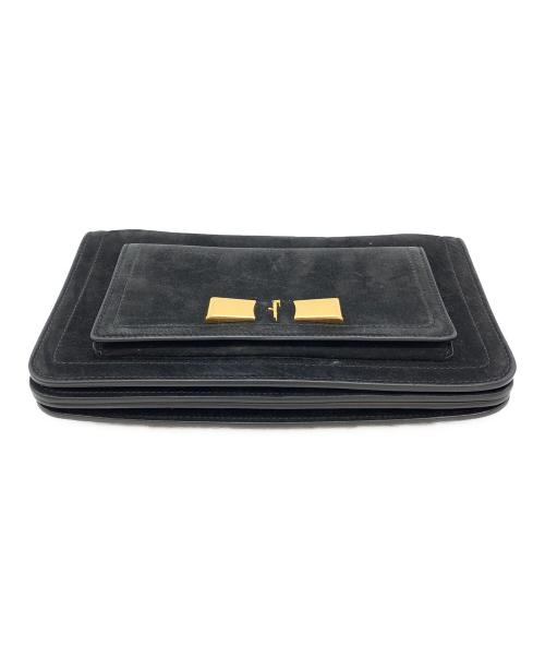 Salvatore Ferragamo（サルヴァトーレ フェラガモ）Salvatore Ferragamo (サルヴァトーレ フェラガモ) チェーンショルダーバッグ ブラックの古着・服飾アイテム