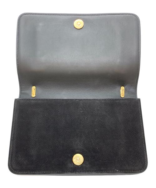 Salvatore Ferragamo（サルヴァトーレ フェラガモ）Salvatore Ferragamo (サルヴァトーレ フェラガモ) チェーンショルダーバッグ ブラックの古着・服飾アイテム