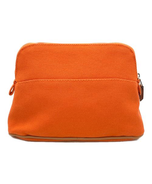 HERMES（エルメス）HERMES (エルメス) ボリードポーチ ミニ オランジュ・フーの古着・服飾アイテム