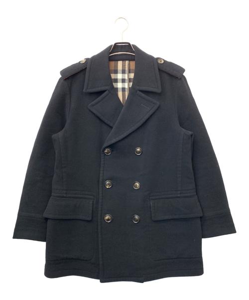 BURBERRY LONDON（バーバリーロンドン）BURBERRY LONDON (バーバリーロンドン) Pコート ネイビー サイズ:Lの古着・服飾アイテム