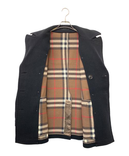 BURBERRY LONDON（バーバリーロンドン）BURBERRY LONDON (バーバリーロンドン) Pコート ネイビー サイズ:Lの古着・服飾アイテム