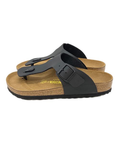 BIRKENSTOCK（ビルケンシュトック）BIRKENSTOCK (ビルケンシュトック) ギゼ トングサンダル ブラック サイズ:38の古着・服飾アイテム