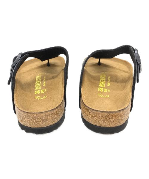 BIRKENSTOCK（ビルケンシュトック）BIRKENSTOCK (ビルケンシュトック) ギゼ トングサンダル ブラック サイズ:38の古着・服飾アイテム