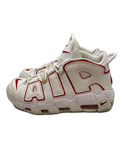 NIKE（ナイキ）NIKE (ナイキ) AIR MORE UPTEMPO 96 ホワイト×レッド サイズ:27.5cmの古着・服飾アイテム