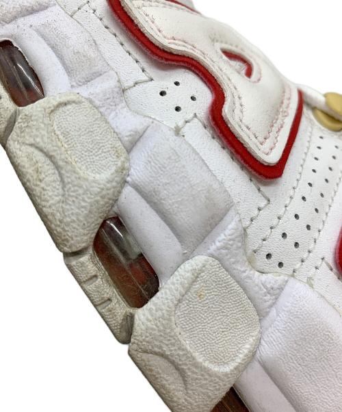NIKE（ナイキ）NIKE (ナイキ) AIR MORE UPTEMPO 96 ホワイト×レッド サイズ:27.5cmの古着・服飾アイテム