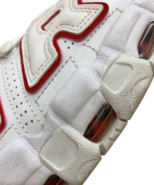 NIKE（ナイキ）NIKE (ナイキ) AIR MORE UPTEMPO 96 ホワイト×レッド サイズ:27.5cmの古着・服飾アイテム