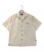 Schottショット）の古着「HV SHIRT 'DOT AND STRIPE'」｜アイボリー