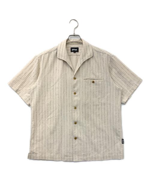 Schott（ショット）Schott (ショット) HV SHIRT 'DOT AND STRIPE' アイボリー サイズ:Mの古着・服飾アイテム