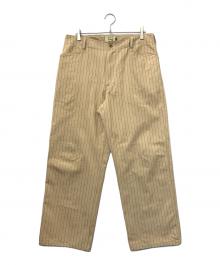 Schott（ショット）の古着「STRIPE FRISCO PANTS」｜ベージュ