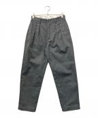 Schottショット）の古着「TC DOUBLE PLEATED WIDE PANTS」｜グレー