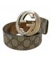 GUCCI（グッチ）の古着「インターロッキングGバックルベルト」｜ベージュ