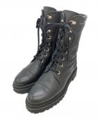 DIANAダイアナ）の古着「レースアップブーツ」｜ブラック