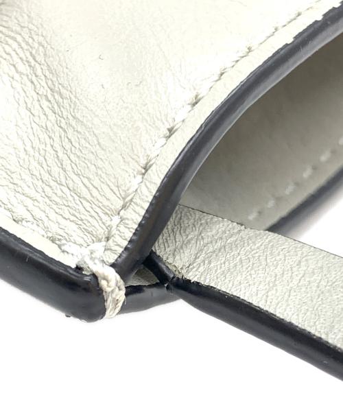 ORSETTO（オルセット）ORSETTO (オルセット) スクエアレザーショルダーバッグ グレーの古着・服飾アイテム