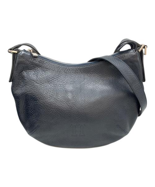 HIROFU（ヒロフ）HIROFU (ヒロフ) ソーロ レザーショルダーバッグS ネイビーの古着・服飾アイテム