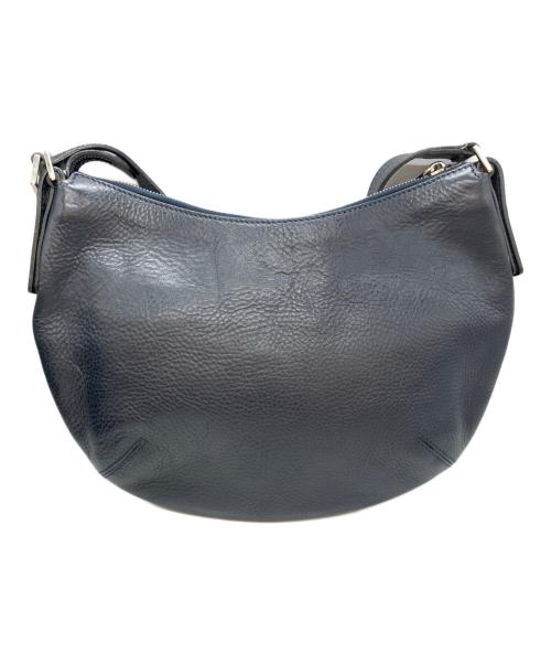 HIROFU（ヒロフ）HIROFU (ヒロフ) ソーロ レザーショルダーバッグS ネイビーの古着・服飾アイテム