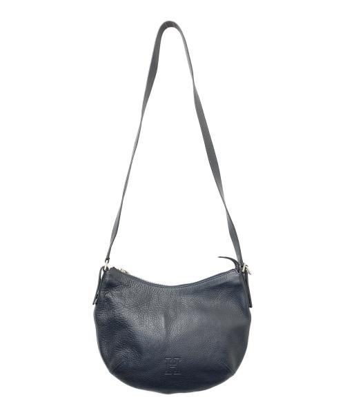 HIROFU（ヒロフ）HIROFU (ヒロフ) ソーロ レザーショルダーバッグS ネイビーの古着・服飾アイテム