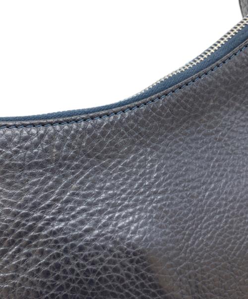 HIROFU（ヒロフ）HIROFU (ヒロフ) ソーロ レザーショルダーバッグS ネイビーの古着・服飾アイテム