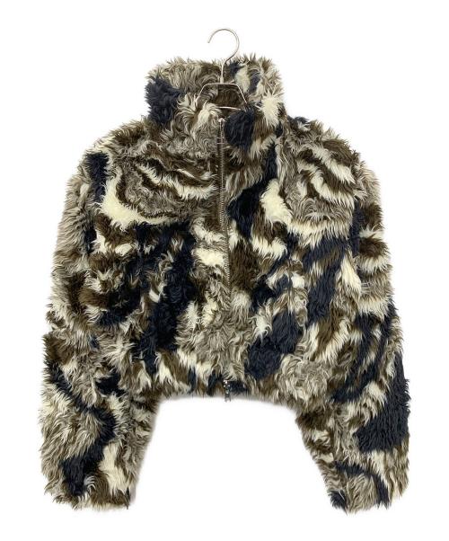 EMODA（エモダ）EMODA (エモダ) シングルミニボアブルゾン マルチカラー サイズ:Fの古着・服飾アイテム