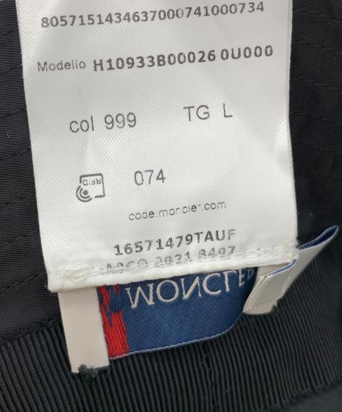 MONCLER（モンクレール）MONCLER (モンクレール) バケットハット ブラック サイズ:Lの古着・服飾アイテム