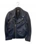 CROWS（クローズ）の古着「ライダースジャケット」｜ネイビー