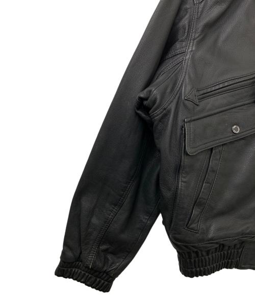 NCCS（エヌシー）NCCS (エヌシー) KADOYA (カドヤ) レザージャケット ブラック サイズ:Lの古着・服飾アイテム