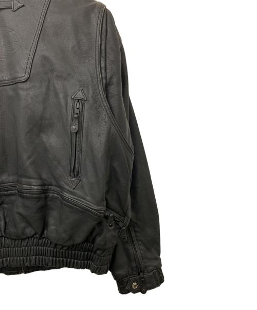 NCCS（エヌシー）NCCS (エヌシー) KADOYA (カドヤ) レザージャケット ブラック サイズ:Lの古着・服飾アイテム