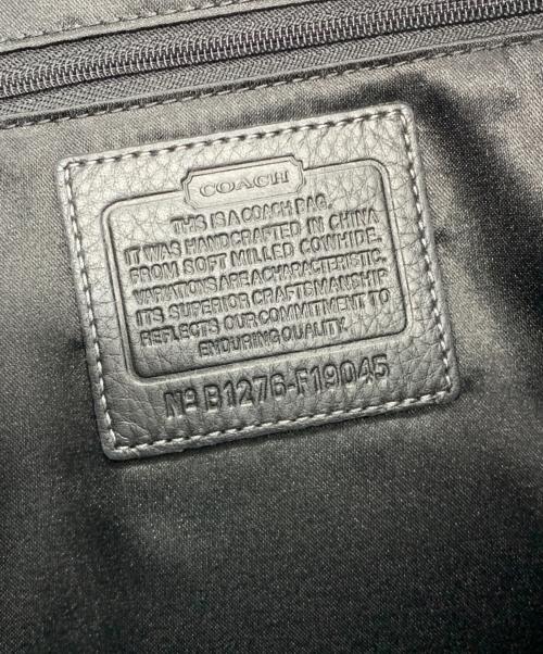 COACH（コーチ）COACH (コーチ) ワンショルダーバッグ ブラックの古着・服飾アイテム