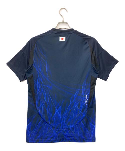 Y-3（ワイスリー）Y-3 (ワイスリー) ゲームシャツ ブルー サイズ:Lの古着・服飾アイテム