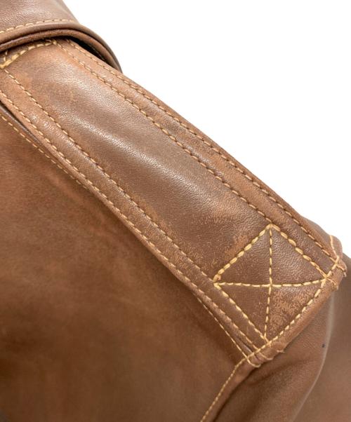 THE REAL McCOY'S（ザ・リアルマッコイズ）THE REAL McCOY'S (ザ・リアルマッコイズ) A-2レザーフライトジャケット ブラウン サイズ:36の古着・服飾アイテム