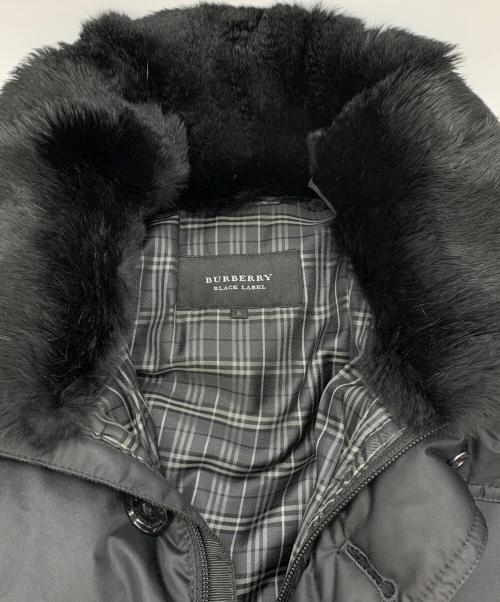 BURBERRY BLACK LABEL（バーバリーブラックレーベル）BURBERRY BLACK LABEL (バーバリーブラックレーベル) ダウンコート ブラック サイズ:Lの古着・服飾アイテム