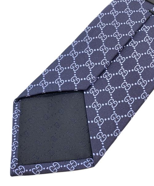 GUCCI（グッチ）GUCCI (グッチ) ネクタイ ネイビー サイズ:148 X 8cmの古着・服飾アイテム