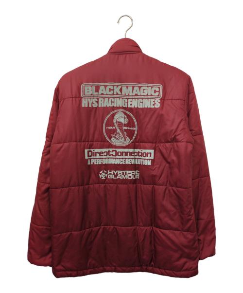 Hysteric Glamour（ヒステリックグラマー）Hysteric Glamour (ヒステリックグラマー) プリマロフトジャケット レッド サイズ:不明(実寸サイズの確認をお願いします)の古着・服飾アイテム
