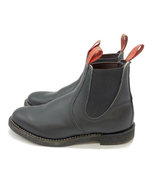 RED WING（レッドウィング）RED WING (レッドウィング) CHELSEA RANCHER サイドゴアブーツ ブラック サイズ:US8の古着・服飾アイテム