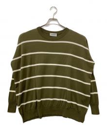 JOHN SMEDLEY（ジョンスメドレー）の古着「薄手ニット」｜グリーン