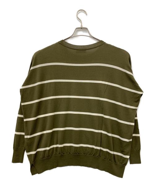 JOHN SMEDLEY（ジョンスメドレー）JOHN SMEDLEY (ジョンスメドレー) 薄手ニット グリーン サイズ:Sの古着・服飾アイテム