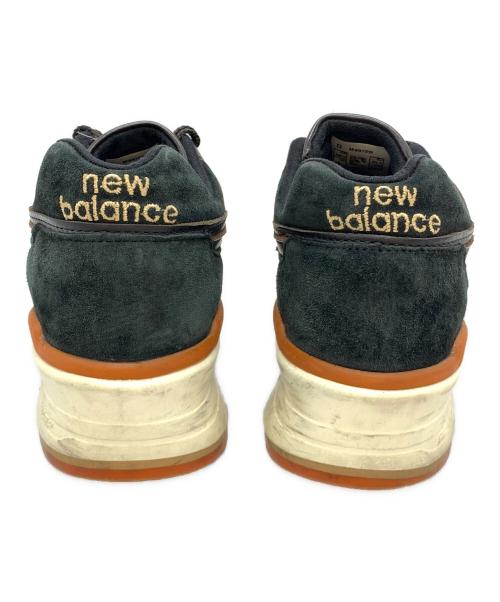 NEW BALANCE（ニューバランス）NEW BALANCE (ニューバランス) ローカットスニーカー ブラック×オレンジ サイズ:24.5cmの古着・服飾アイテム