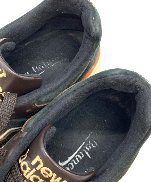 NEW BALANCE（ニューバランス）NEW BALANCE (ニューバランス) ローカットスニーカー ブラック×オレンジ サイズ:24.5cmの古着・服飾アイテム