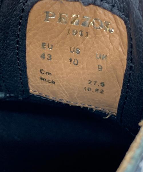 PEZZOL（ペッツォール）PEZZOL (ペッツォール) ドレスシューズ ブラック サイズ:27.5cmの古着・服飾アイテム