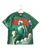 FRUIT OF THE LOOMフルーツオブザルーム）の古着「半袖カットソー」｜グリーン