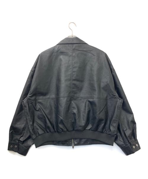 EMMA CLOTHES（エマクローズ）EMMA CLOTHES (エマクローズ) CLEL (クレイル) ヴィンテージデザイン合皮ブルゾン ブラック サイズ:Lの古着・服飾アイテム