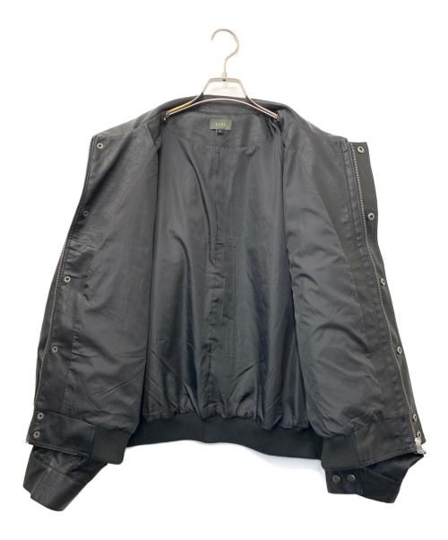 EMMA CLOTHES（エマクローズ）EMMA CLOTHES (エマクローズ) CLEL (クレイル) ヴィンテージデザイン合皮ブルゾン ブラック サイズ:Lの古着・服飾アイテム