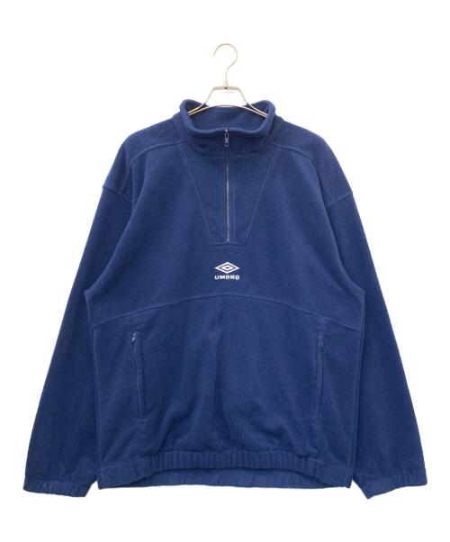 UMBRO（アンブロ）UMBRO (アンブロ) ハーフジップスウェット ネイビー サイズ:XLの古着・服飾アイテム