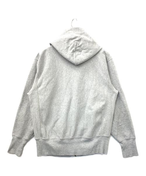 Champion REVERSE WEAVE（チャンピオン リバース ウィーブ）Champion REVERSE WEAVE (チャンピオン リバース ウィーブ) ジップパーカー グレー サイズ:XLの古着・服飾アイテム