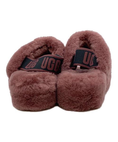 UGG（アグ）UGG (アグ) Fluff Yeah Slide ピンク サイズ:23の古着・服飾アイテム