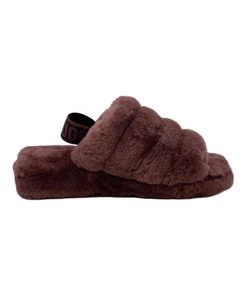 UGG（アグ）UGG (アグ) Fluff Yeah Slide ピンク サイズ:23の古着・服飾アイテム