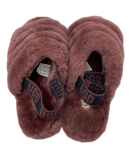 UGG（アグ）UGG (アグ) Fluff Yeah Slide ピンク サイズ:23の古着・服飾アイテム